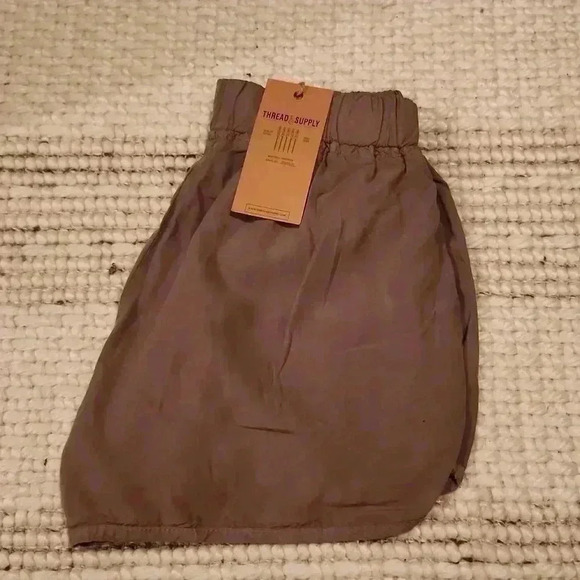 Thread & Supply Olive  Green Shorts - Picture 4 of 4